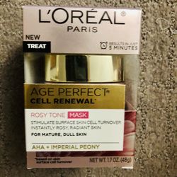 L'Oreal Paris Age Perfect Cell Renewal Rosy Tone Mask, 1.7 oz
