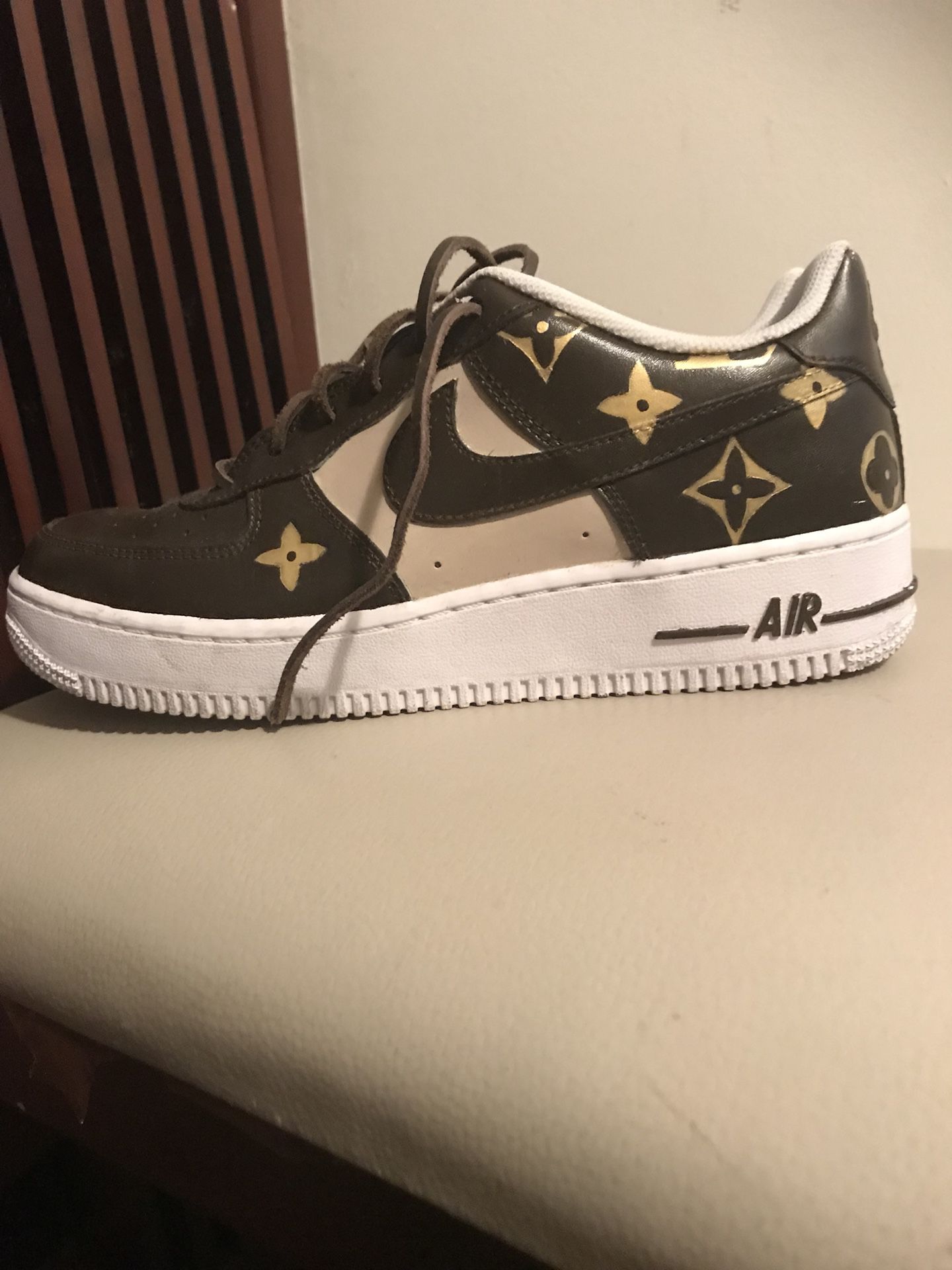 Louis Vuitton Sweatsuit With Custom Air Force Ones for Sale in Hialeah, FL  - OfferUp