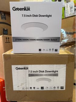 7.5" Flush Mount Led Disk Light Suit for 5/6 Inch Recessed