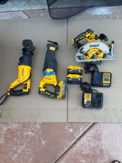 DeWalt Power Tool Set with Batteries and Chargers