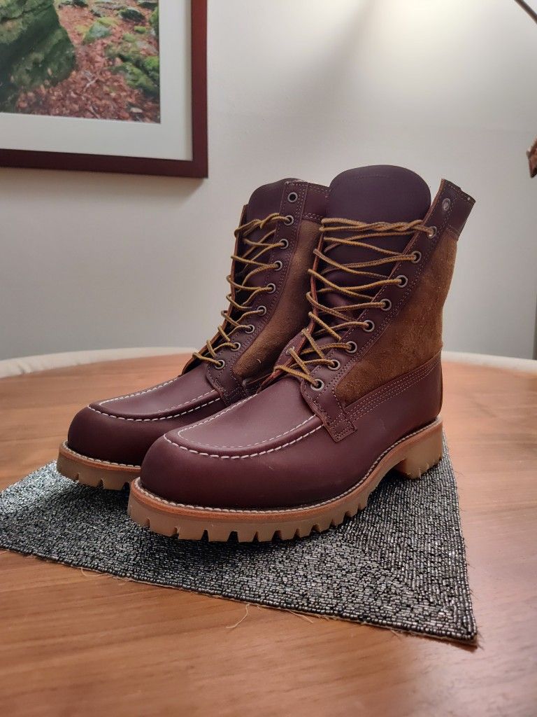 Vibram Leather, Fur Lined Men's Work Boots