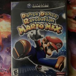 Game Cube Dance Dance Revolution Mario Mix