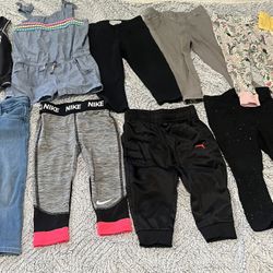 Girl Leggings And Jean Bundle Size 2t