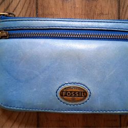 Super Cute Women's blue fossil wallet/purse