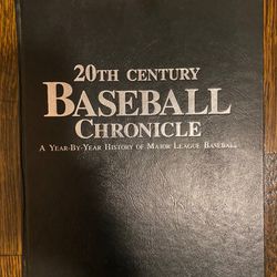 MLB Baseball History 20th Century Chronicle Major League Review Sports Book