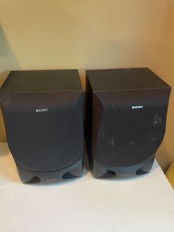 Sony SS-G102 Bookshelf 2 Way Speaker System Bass Reflex Set 2 Working 
