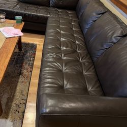 Leather Sectional