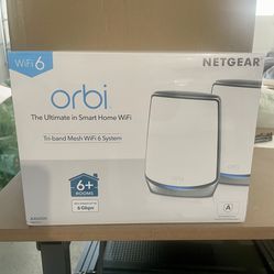 Brand New NETGEAR Orbi Mesh WiFi 6 System