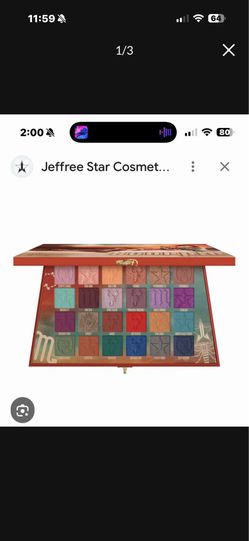Jeffree star eyeshadow palette