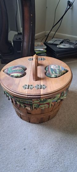 Xtra Large Crafter Basket With Dolk Quilting