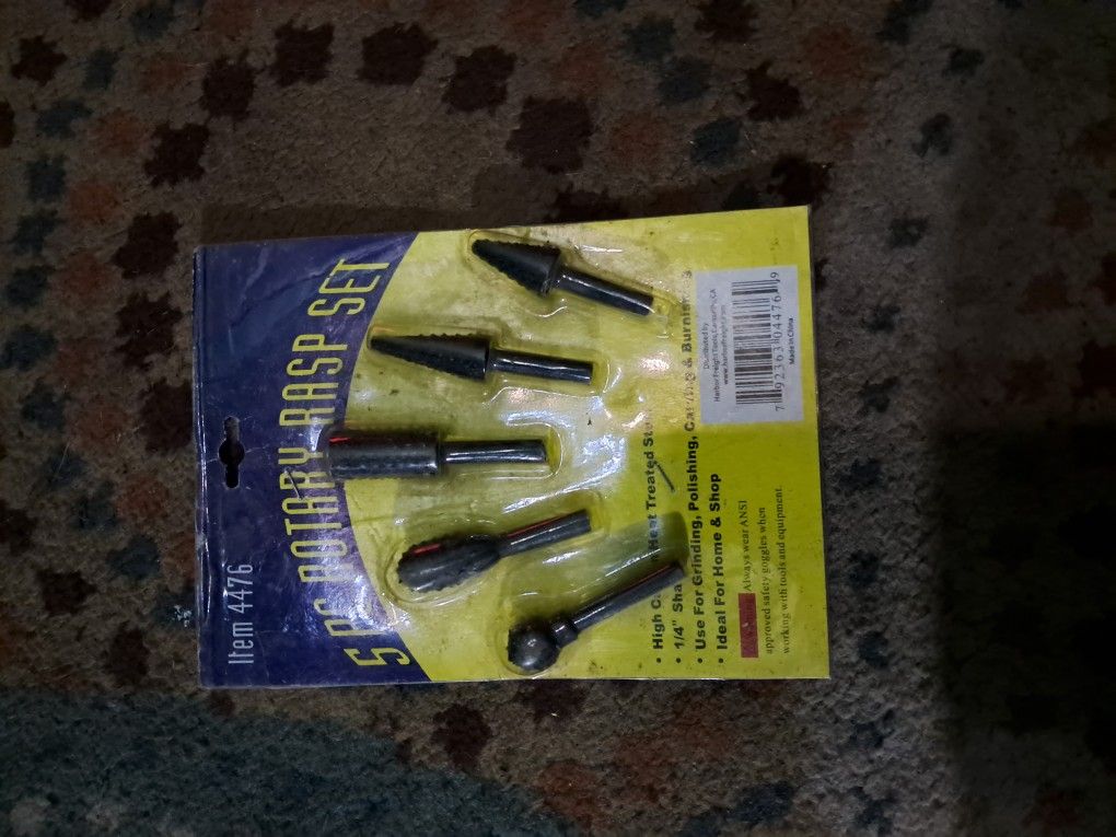 5 PC Rotary Rasp Set