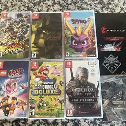 Mario Strikers Super Mario Bros Deluxe Spyro The Witcher 3 Shin Megami Tensei Nintendo Switch
