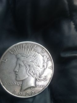 Peace dollar coin