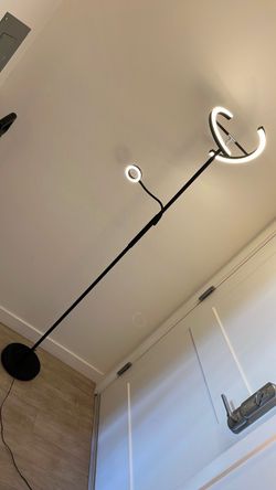 LED Ring Light Floor Lamp