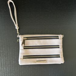 RAMPAGE Pink Tri-Zip Clutch Wristlet 