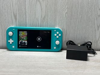 Nintendo Switch Lite Teal Console With Charger (A1G012817)