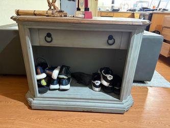 Antique wooden side board