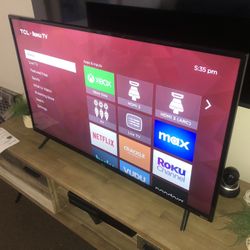 43” TCL Roku TV