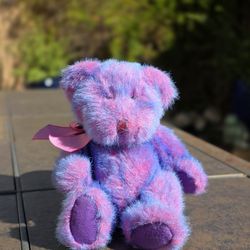 Russ Berrie Luv'ums Tie-dye Teddy Bear Plush Toy