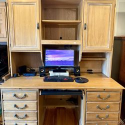 Drexel Heritage Computer Desk w/ Hutch