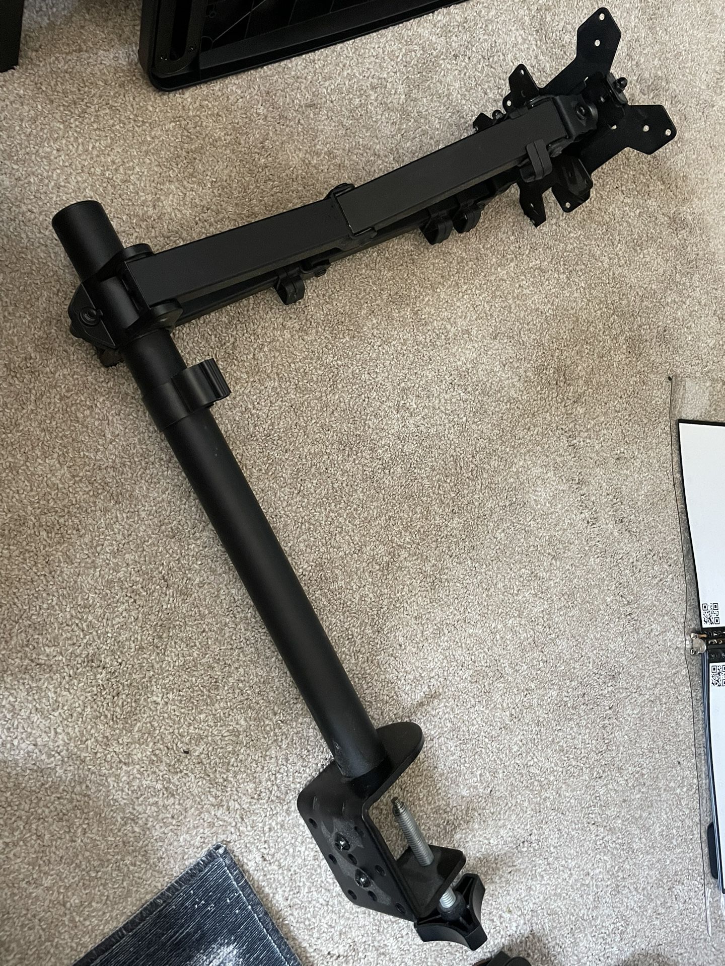 Dual Monitor Desktop Holder