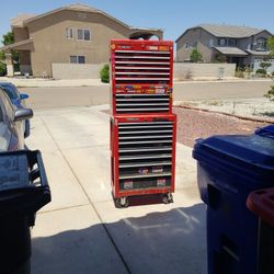 Tool Box Craftsman/ Only Have Key For Middle And Bottom Cabinets 26"  Wide