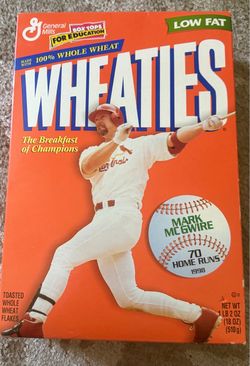 McGuire Wheaties’s box Mark McGuire Wheaties’s box