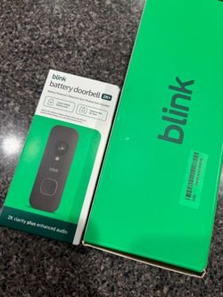 Blink doorbell and outdoor cameras