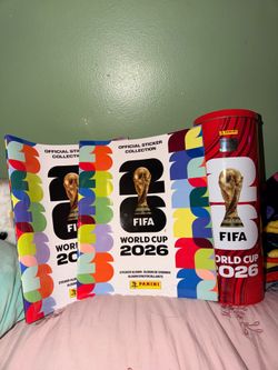 FIFA World Cup 2026 Sticker book & Tin Can (NO STICKERS INCLUDED)