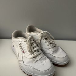 Reebok White Classic Club C Canvas Sneaker