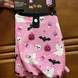 Vibrant Life Size M Halloween Dog Pajamas Pink