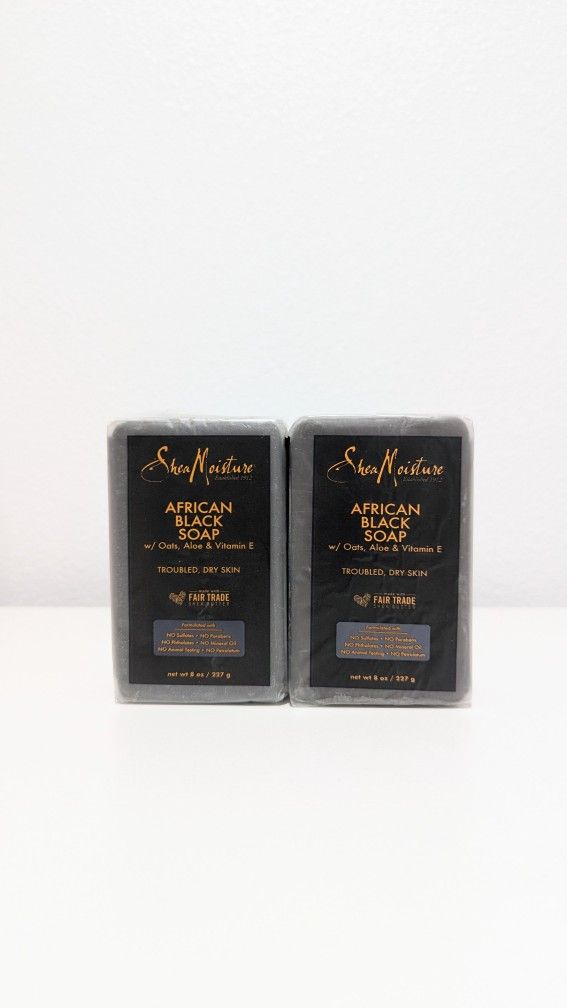 SheaMoisture African Black Bar Soap, 8oz