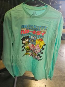 100 pcs HELLO KITTY & FRIENDS TOKYO SPEED RACER LONG SLEEVE TSHIRT RESELL