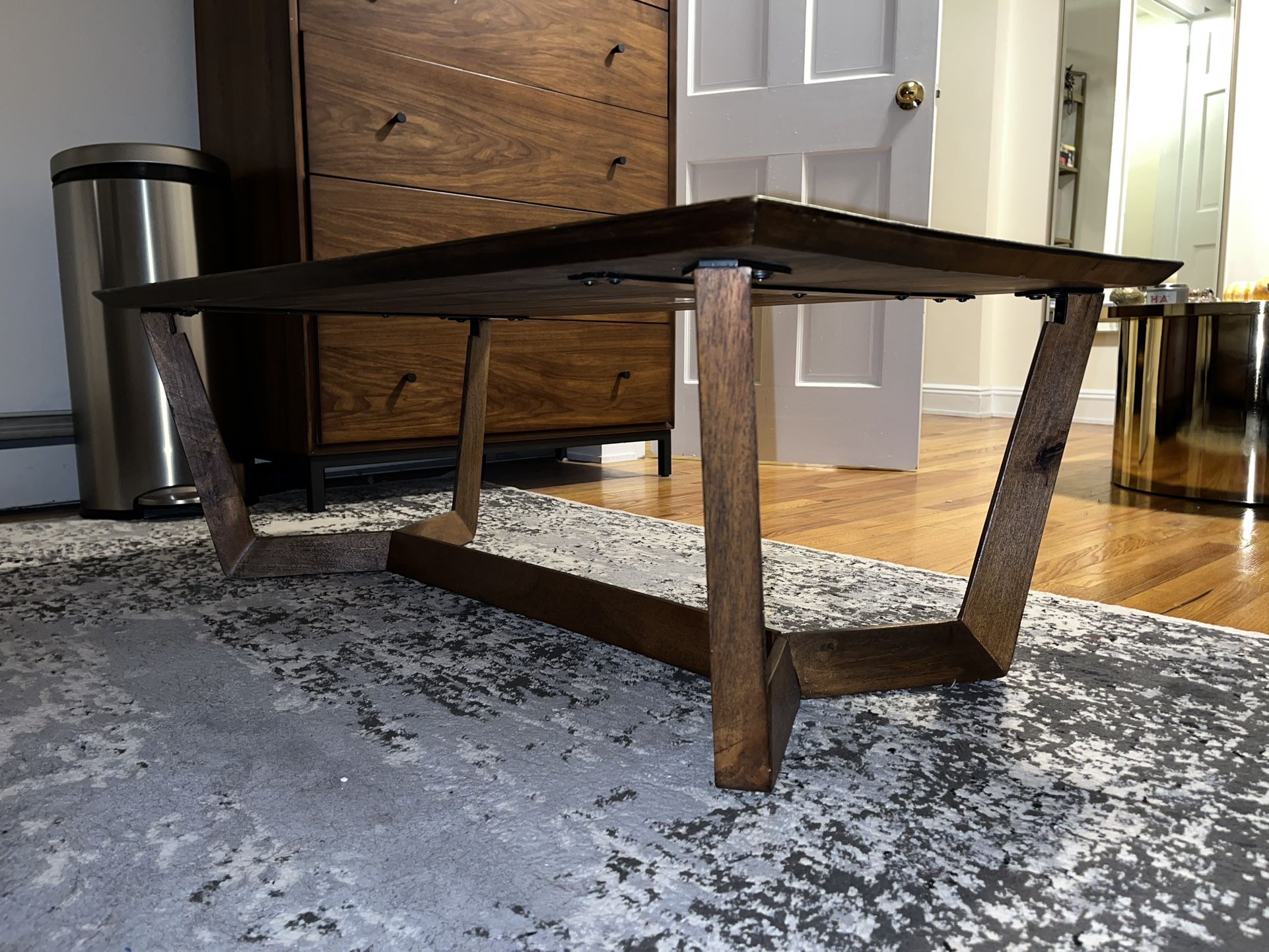West Elm Stowe Rectangle Coffee Table