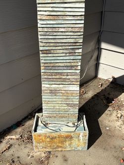 Vintage Garden Patio Fountain Waterfall