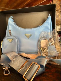 Prada bag new baby blue