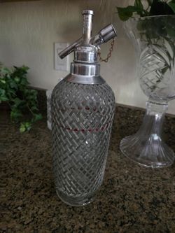 Vintage Soda Siphon Seltzer Bottle