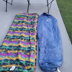 Camping Cot & 2 Sleeping Bags
