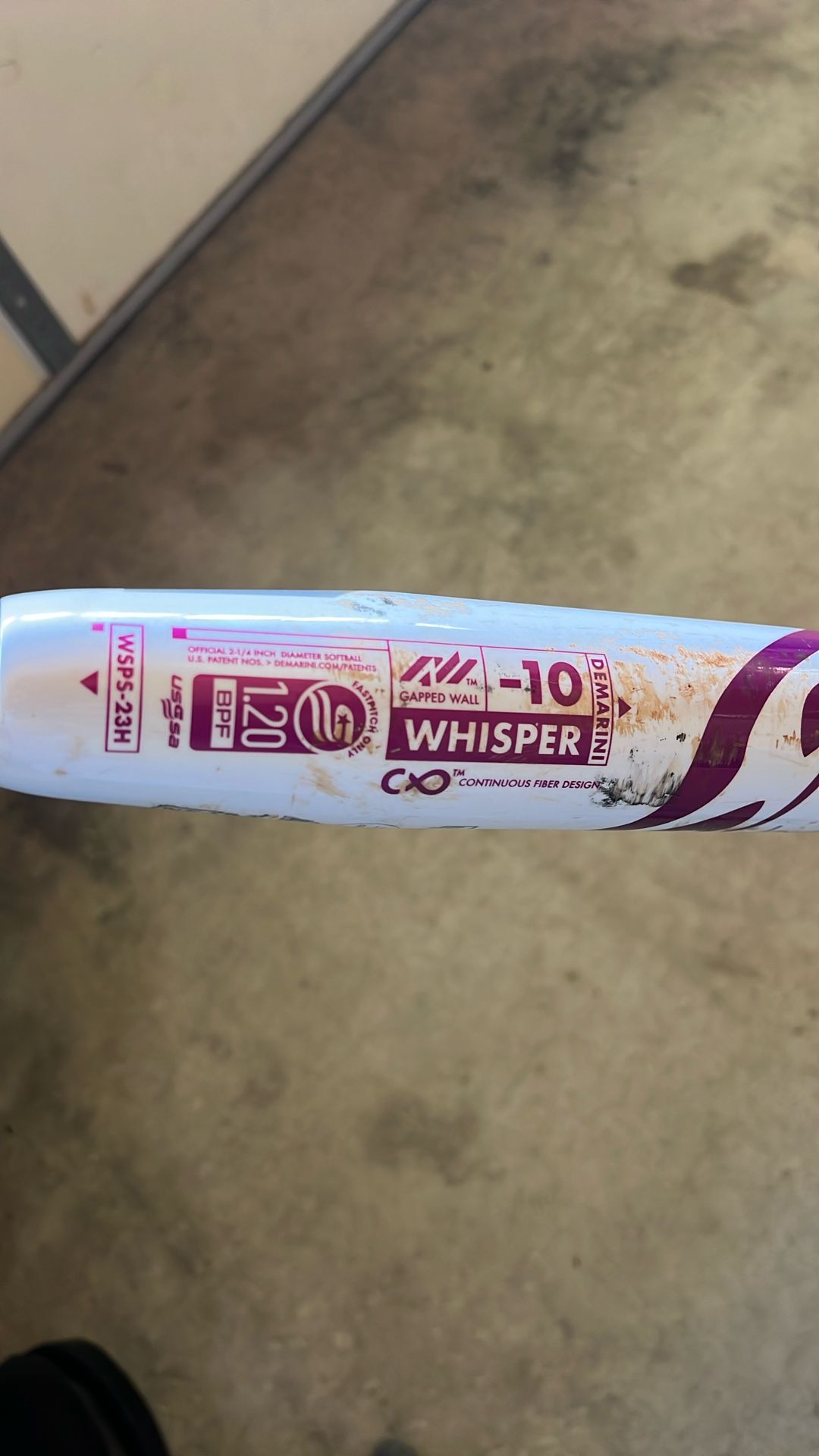 DeMarini Whisper Hope Edition Fastpitch Softball Bat 32/-10