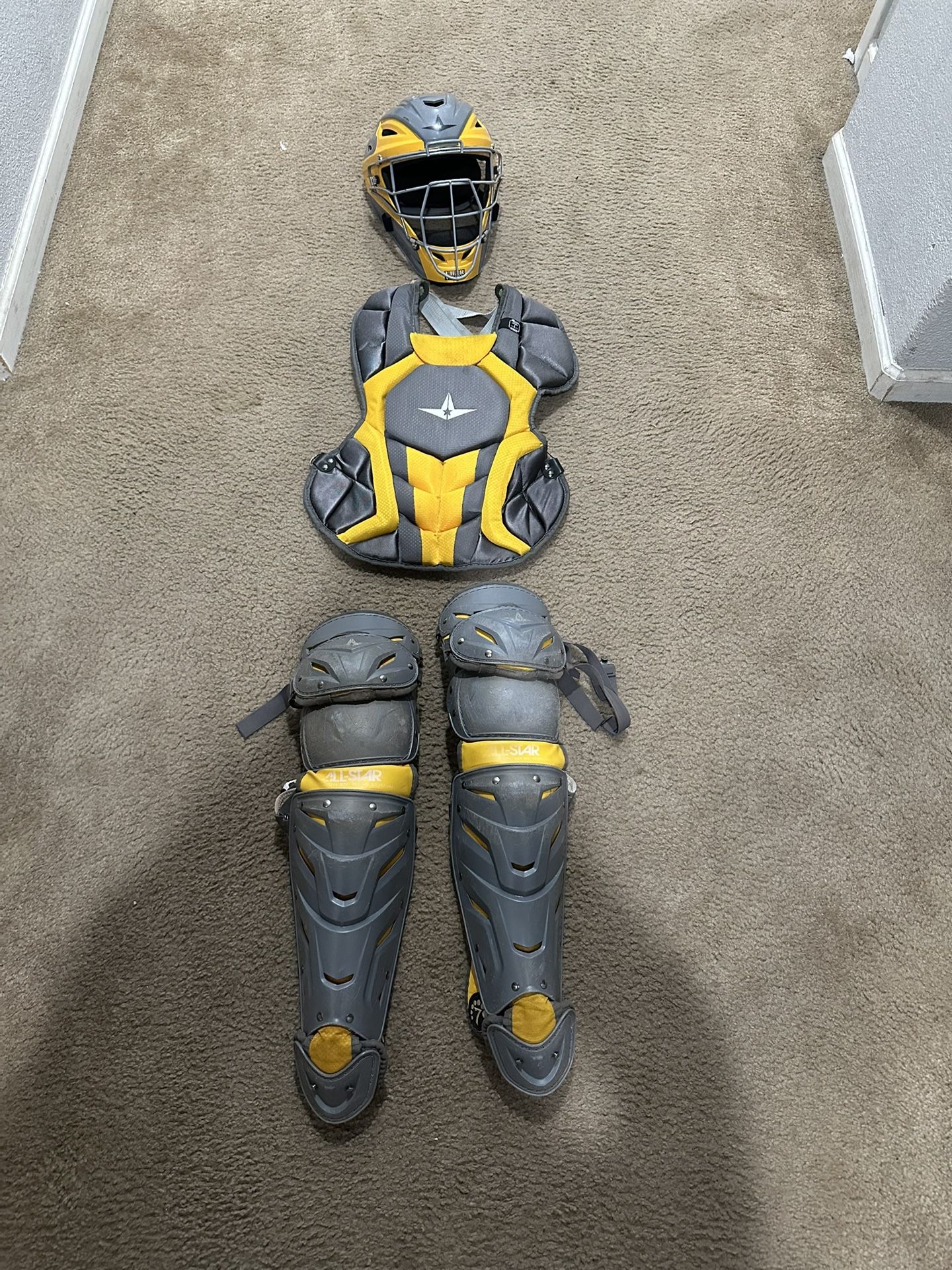 Yellow All Star Catcher Gear