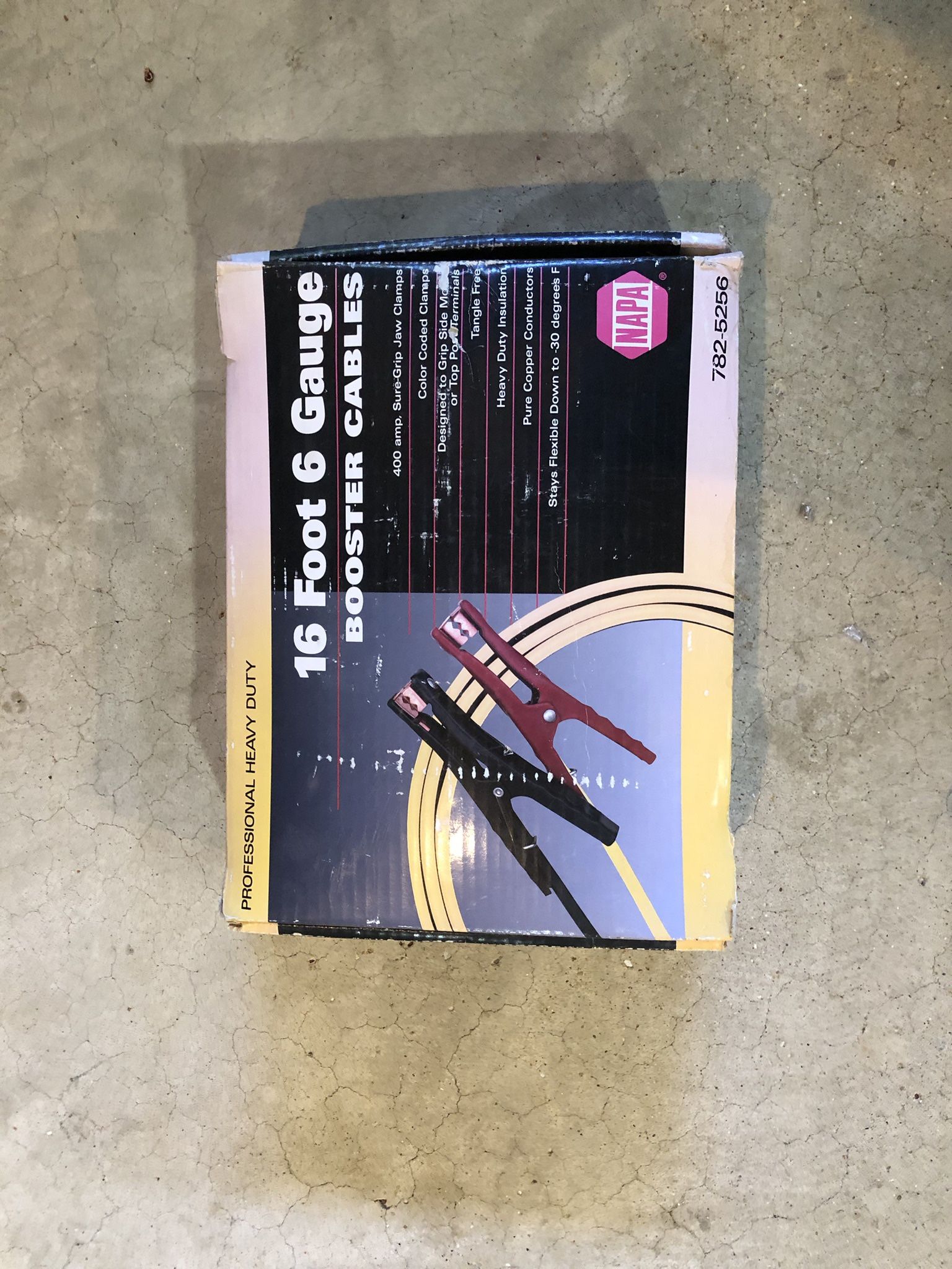 Set Of HD Jumper Cables & warning Triangles with case