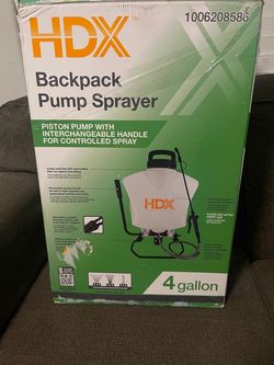 HDX 4-Gallon Backpack Pump Sprayer