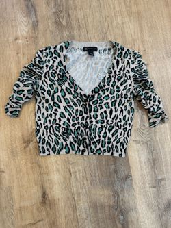 INC - Cropped Cardigan Sweater