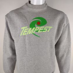 Vintage Avon Products Tempest Cologne Grey Sweatshirt Fruit Of The Loom - Large