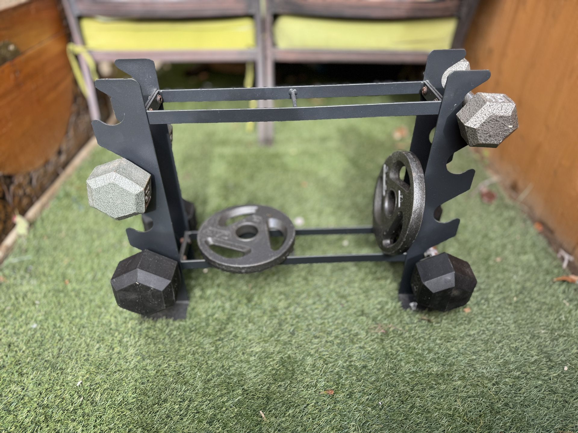 Like NEW Dumbbell Weight Rack