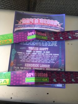 Day n Vegas Saturday wristbands