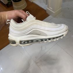 White Air Max 97s Beaters Size 5.5Y