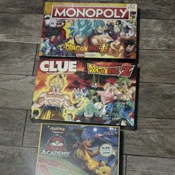 Board Games Dragonball And Pokémon 
