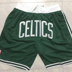 Boston Celtics Shorts New With Tags (small To 2X) 