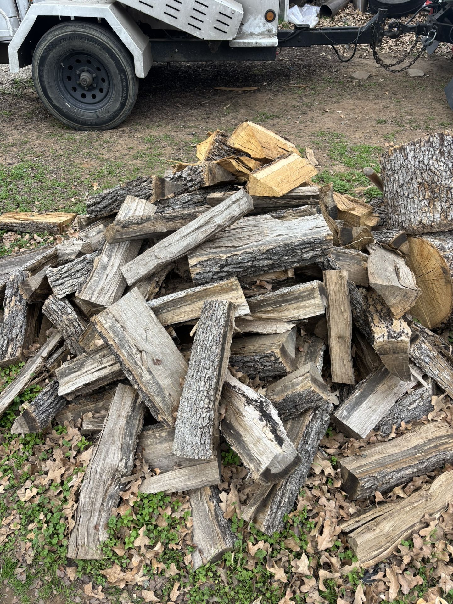 Firewood Full Wheel Barrow
